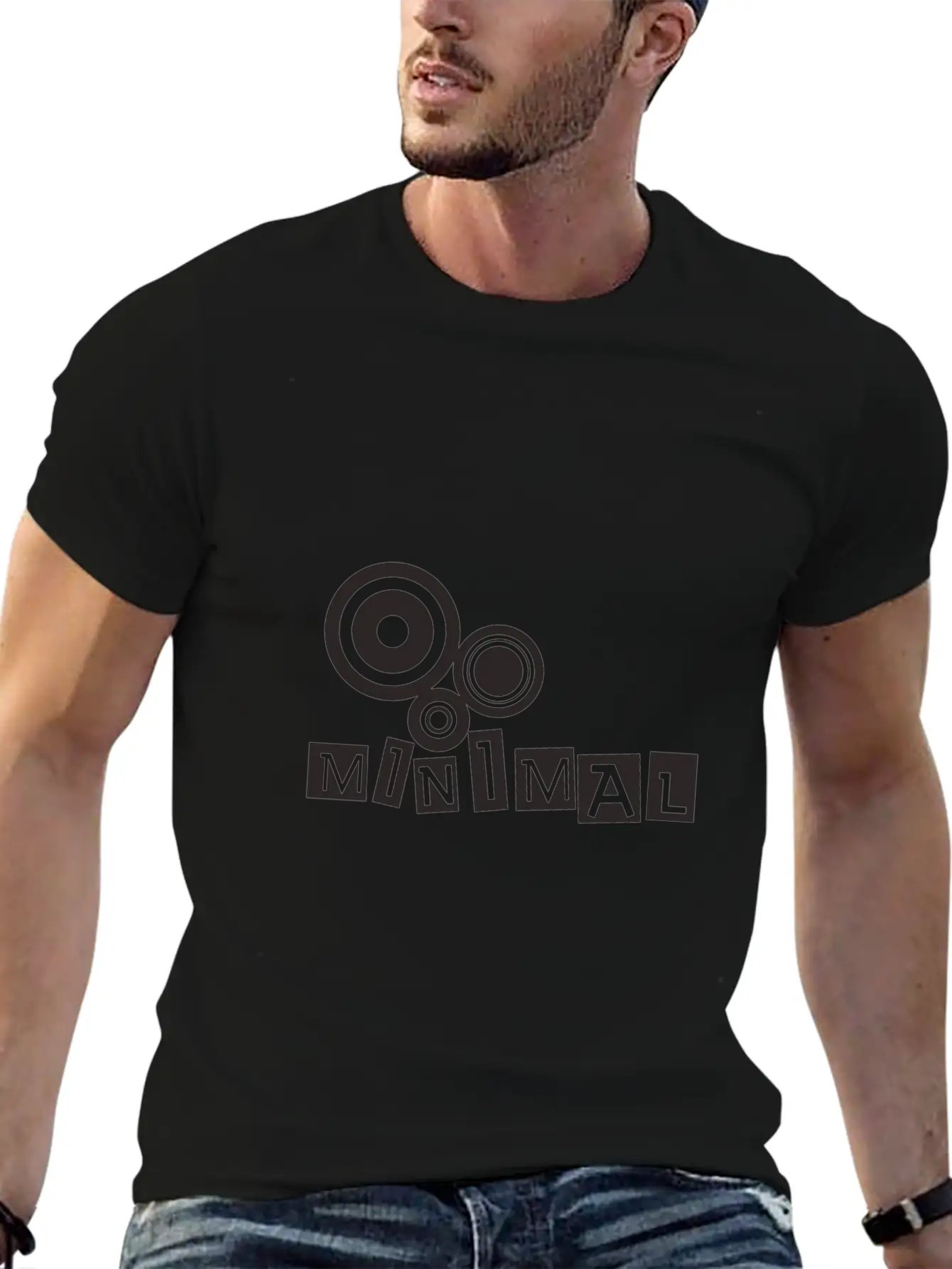 Minimal Circle Basic Graphic T-Shirt – Daily Comfort In Soft Cotton