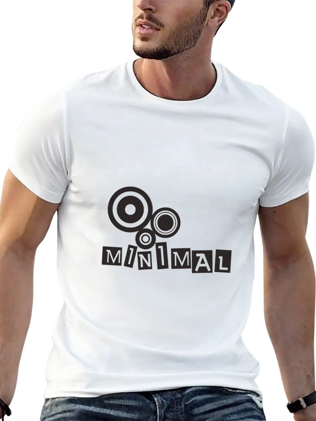 Minimal Circle Basic Graphic T-Shirt – Daily Comfort In Soft Cotton