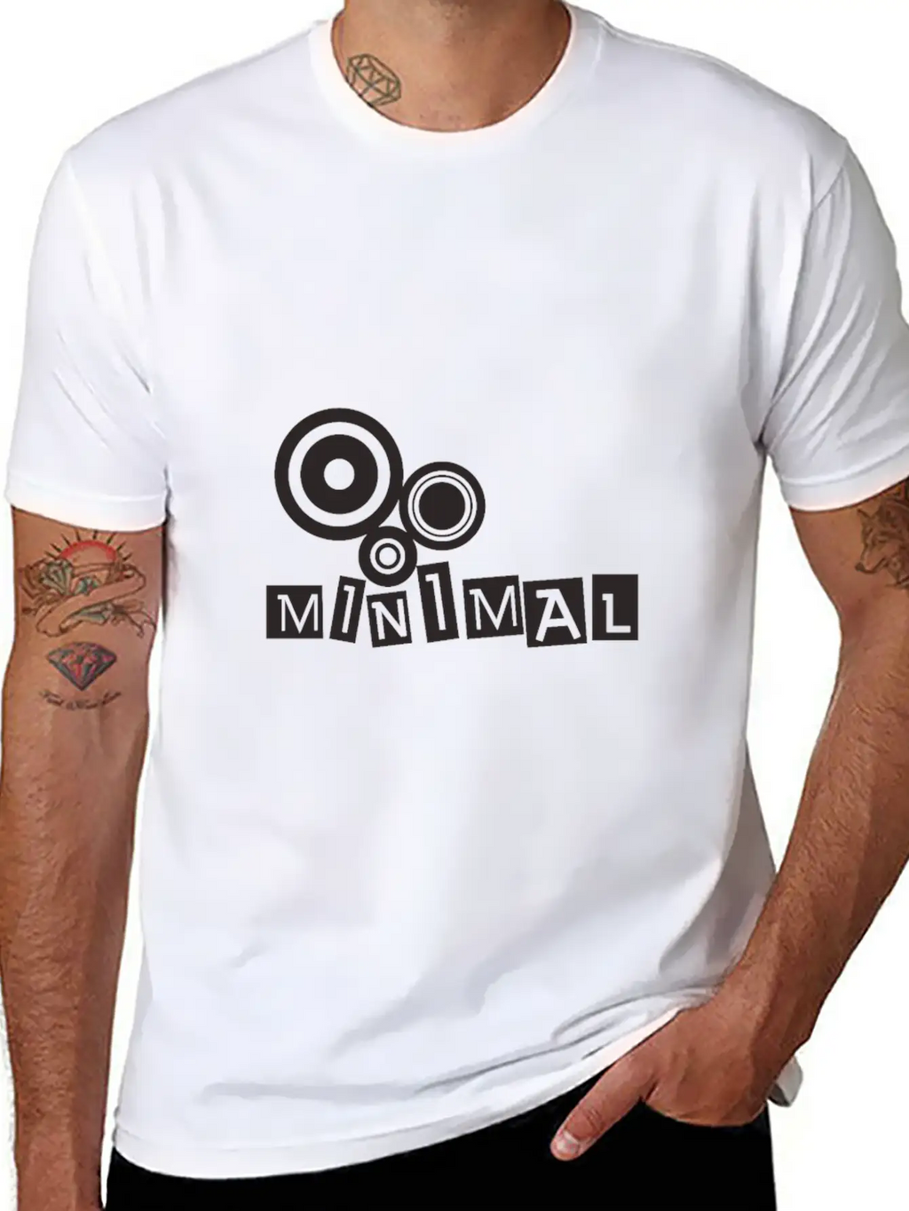 Minimal Circle Basic Graphic T-Shirt – Daily Comfort In Soft Cotton