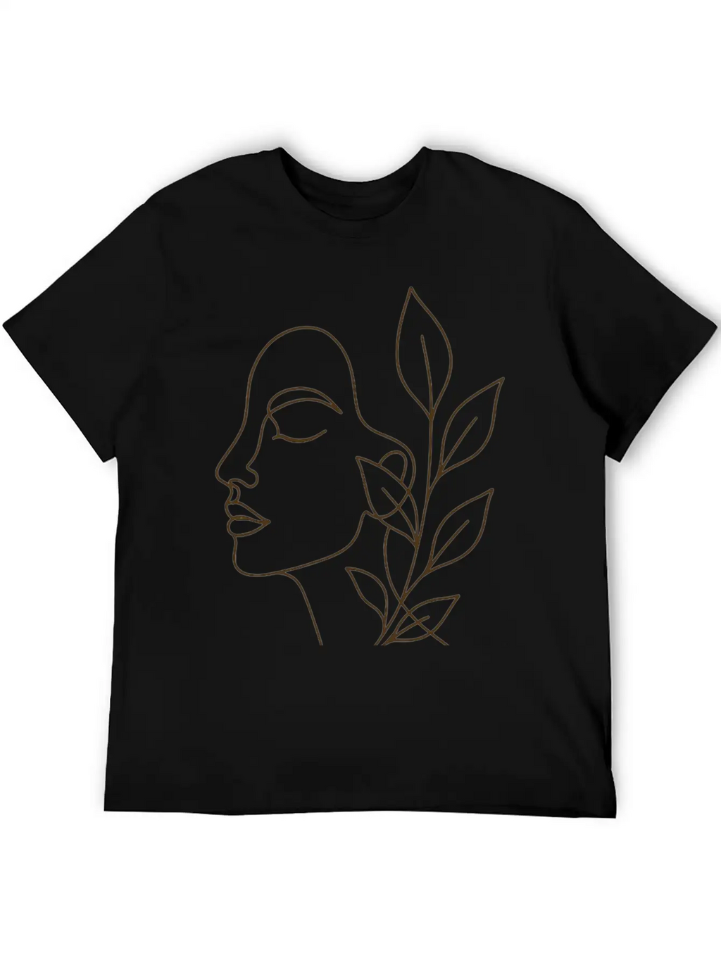 Minimal Elegance: The Art Of Continuous Line Classic Cotton Tee – Unisex Comfort For Any Season