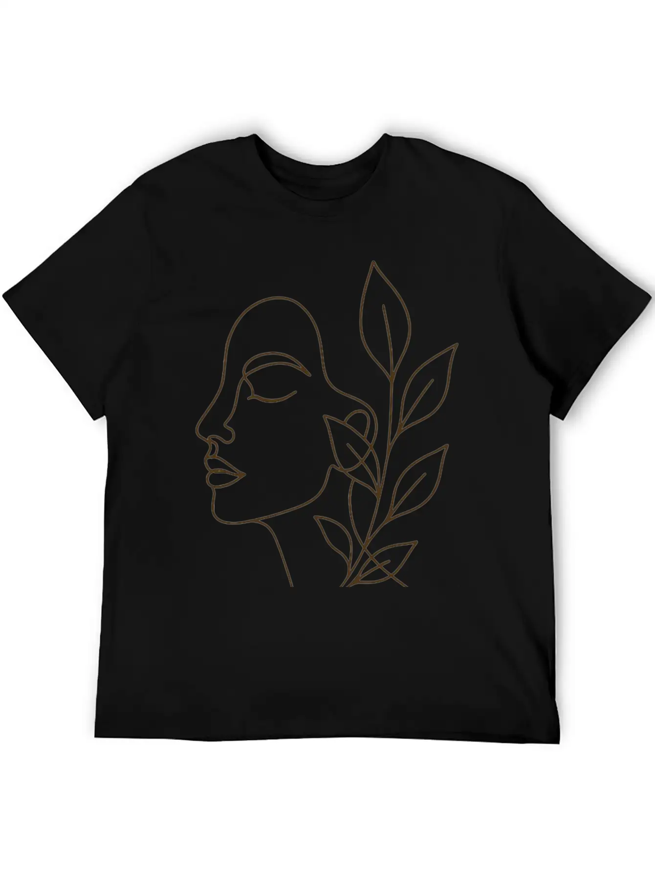 Minimal Elegance: The Art Of Continuous Line Classic Cotton Tee – Unisex Comfort For Any Season
