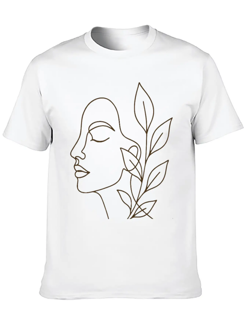 Minimal Elegance: The Art Of Continuous Line Classic Cotton Tee – Unisex Comfort For Any Season