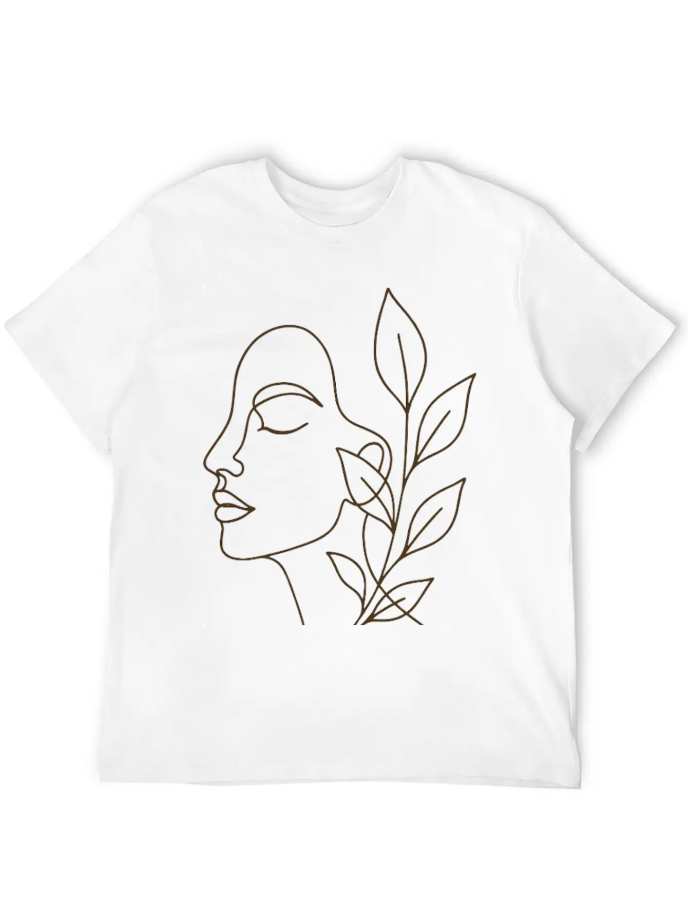 Minimal Elegance: The Art Of Continuous Line Classic Cotton Tee – Unisex Comfort For Any Season