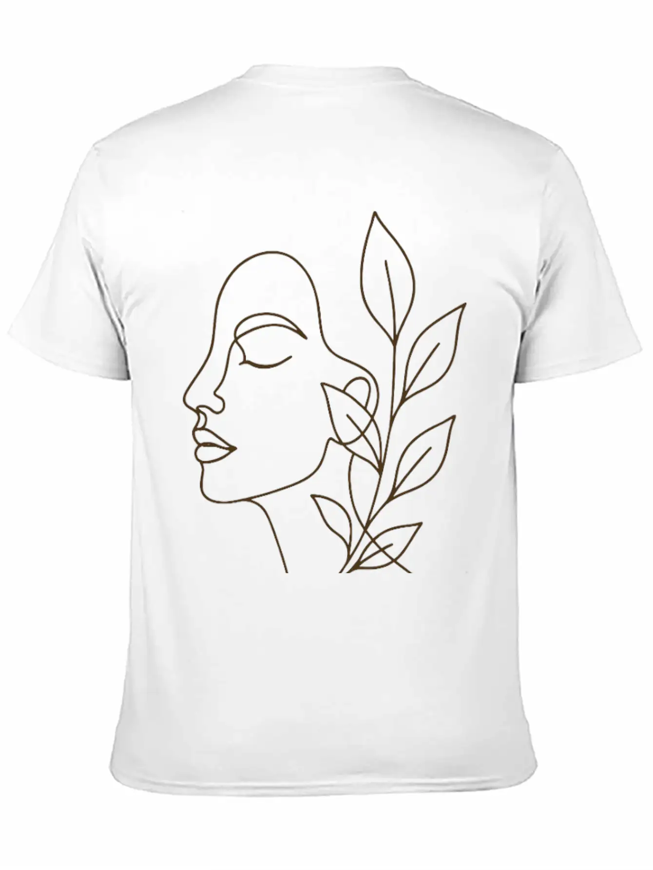 Minimal Elegance: The Art Of Continuous Line Classic Cotton Tee – Unisex Comfort For Any Season
