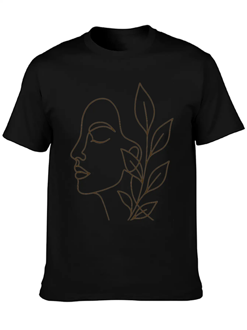 Minimal Elegance: The Art Of Continuous Line Classic Cotton Tee – Unisex Comfort For Any Season