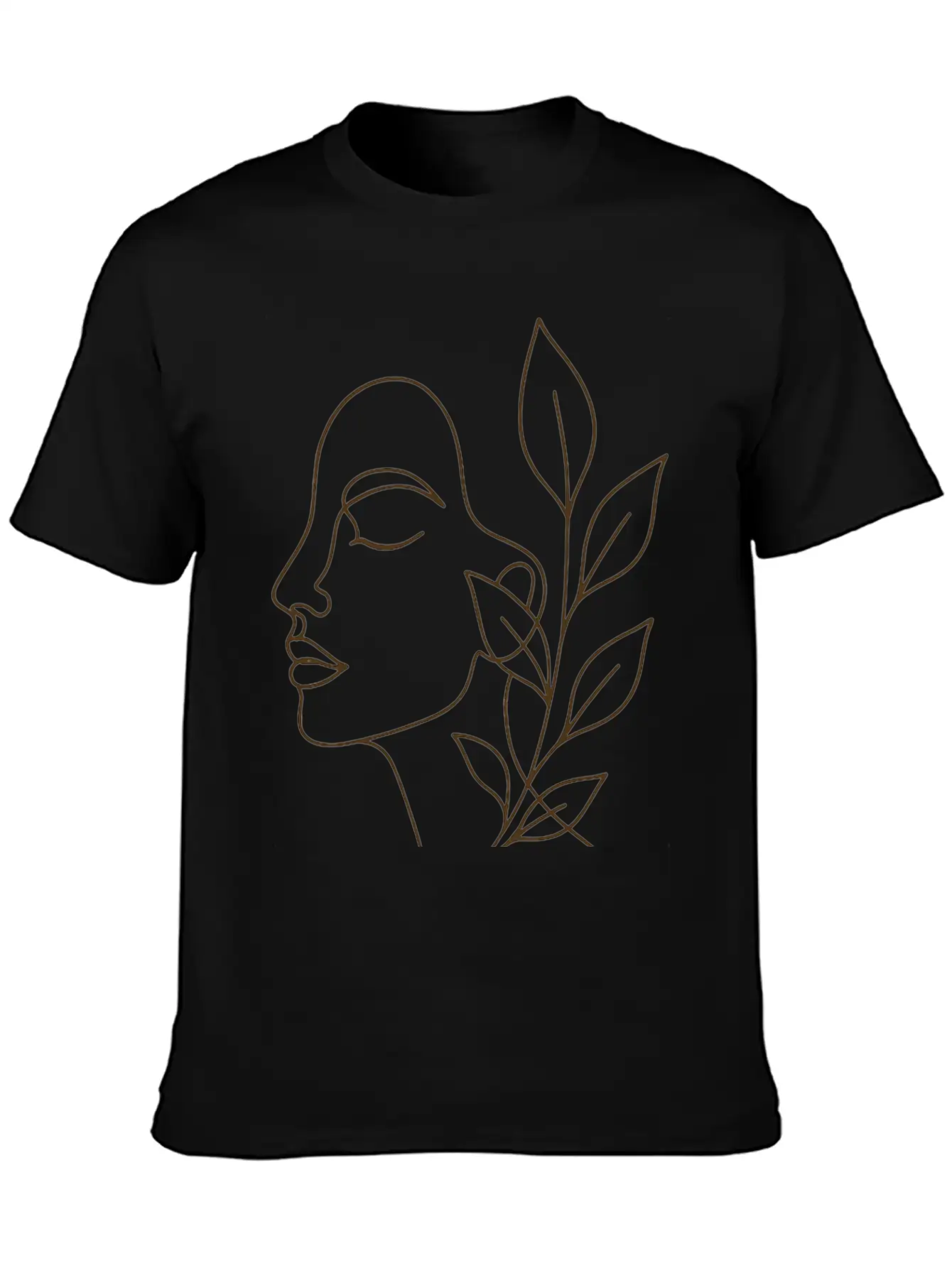 Minimal Elegance: The Art Of Continuous Line Classic Cotton Tee – Unisex Comfort For Any Season