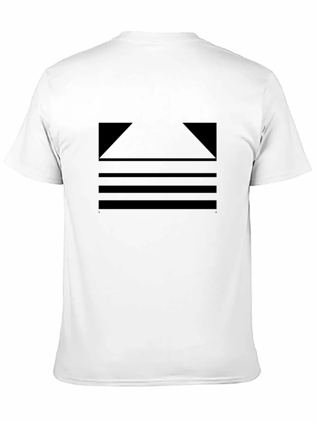 Minimal Geometric 188 Breathable Soft Cotton T-Shirt – Timeless Casual Look