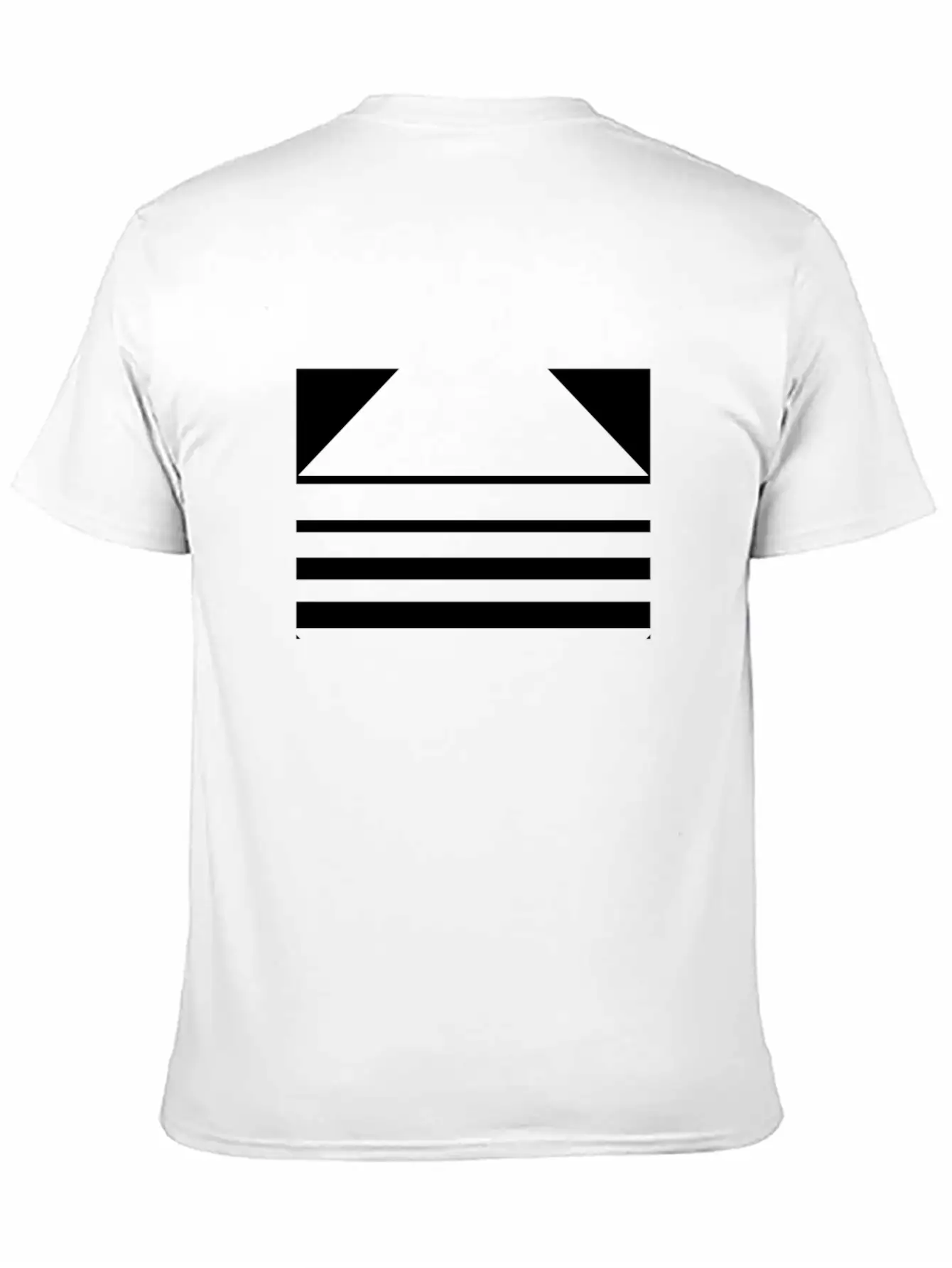 Minimal Geometric 188 Breathable Soft Cotton T-Shirt – Timeless Casual Look