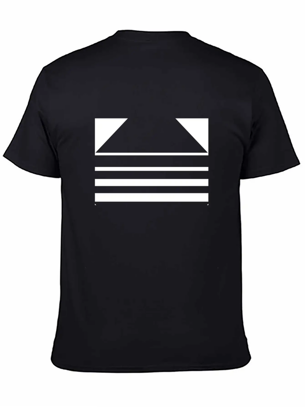 Minimal Geometric 188 Breathable Soft Cotton T-Shirt – Timeless Casual Look