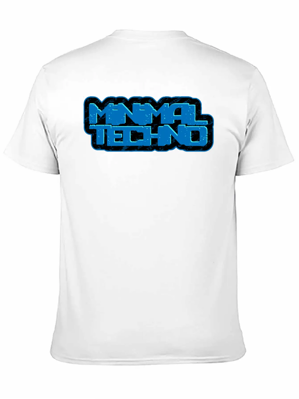 Minimal Techno | We Love Minimal Techno Blue Remix Breathable Soft Cotton T-Shirt – Timeless Casual Look