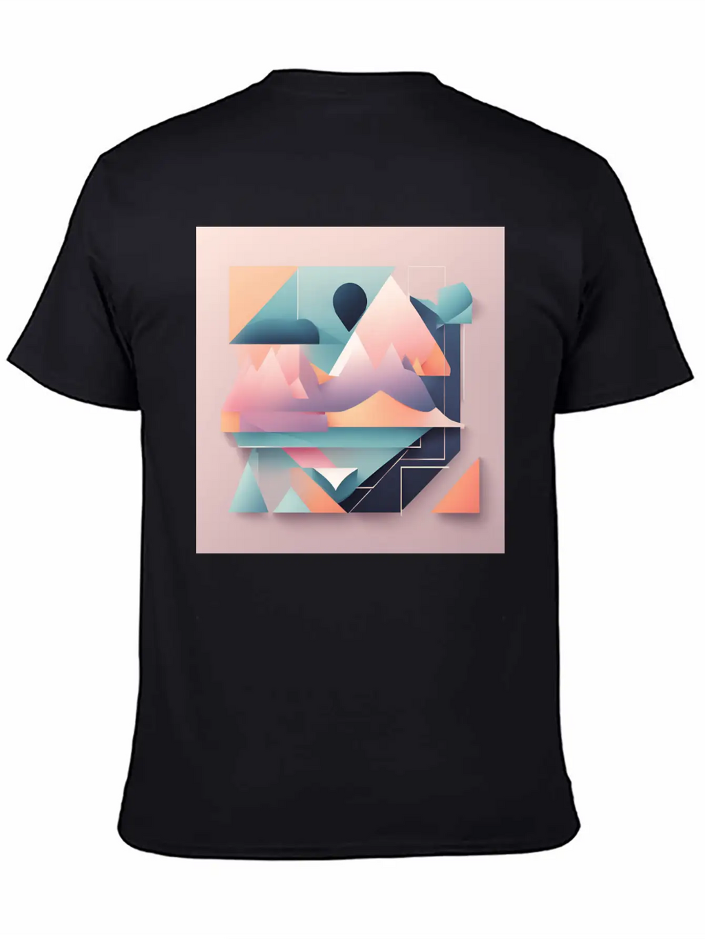 Minimalist Abstract Relaxed Everyday Tee – Lightweight And Durable Cotton