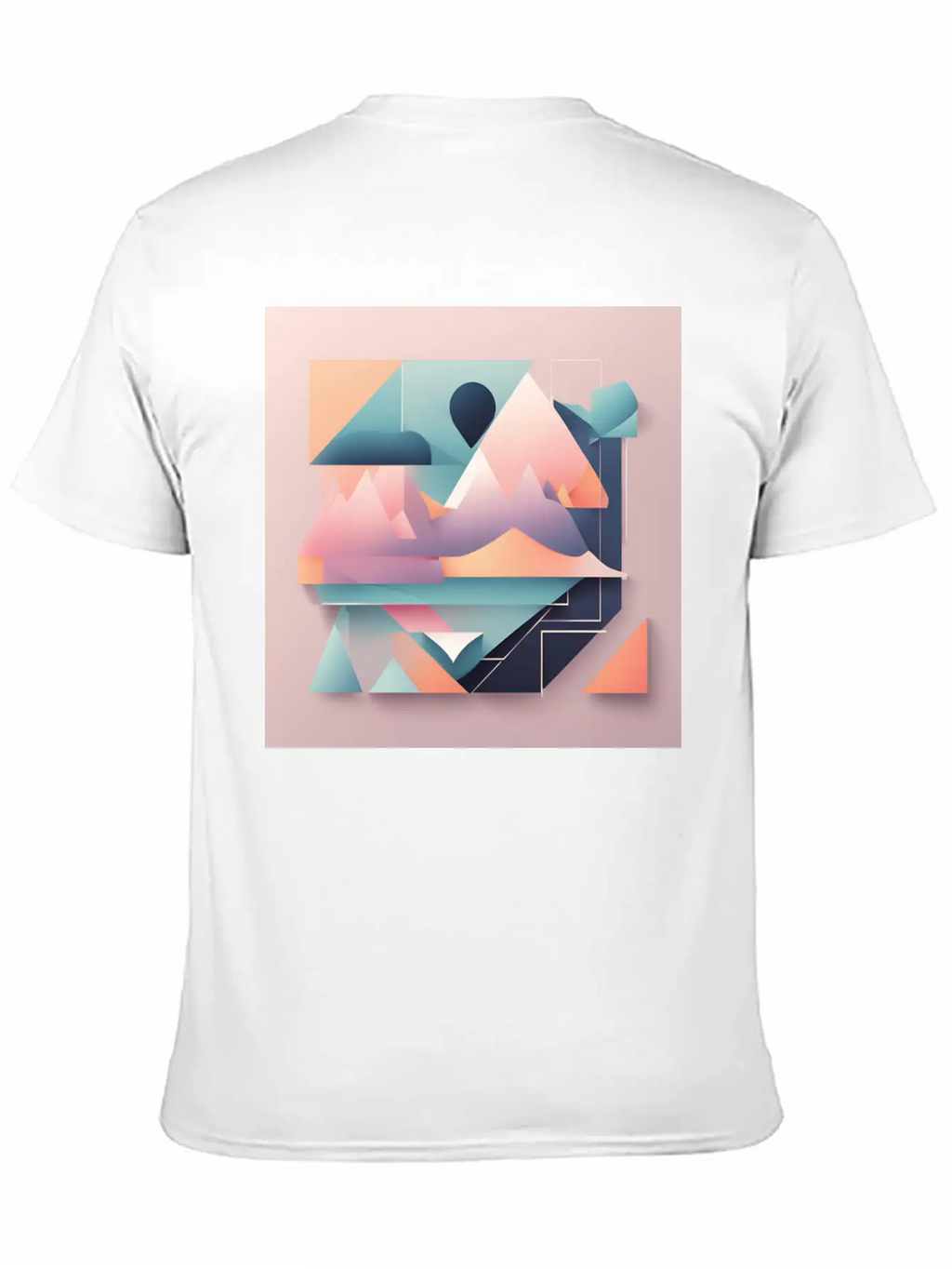 Minimalist Abstract Relaxed Everyday Tee – Lightweight And Durable Cotton