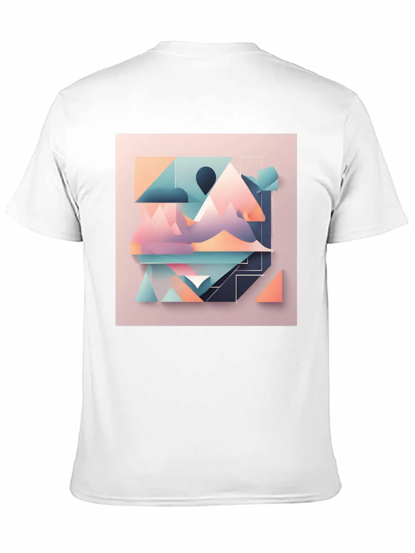 Minimalist Abstract Relaxed Everyday Tee – Lightweight And Durable Cotton