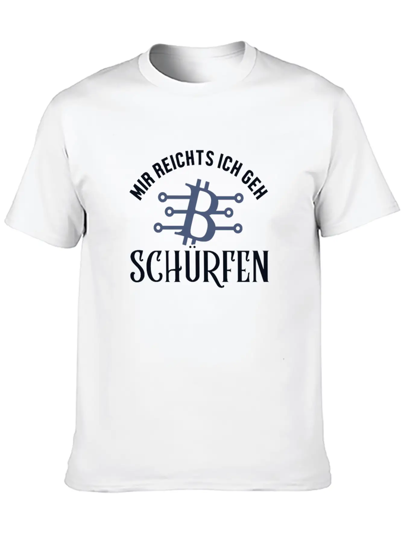Mir Reichts Ich Geh Schürfen Blockchains Crypto Breathable Graphic T-Shirt – Perfect For Casual Days