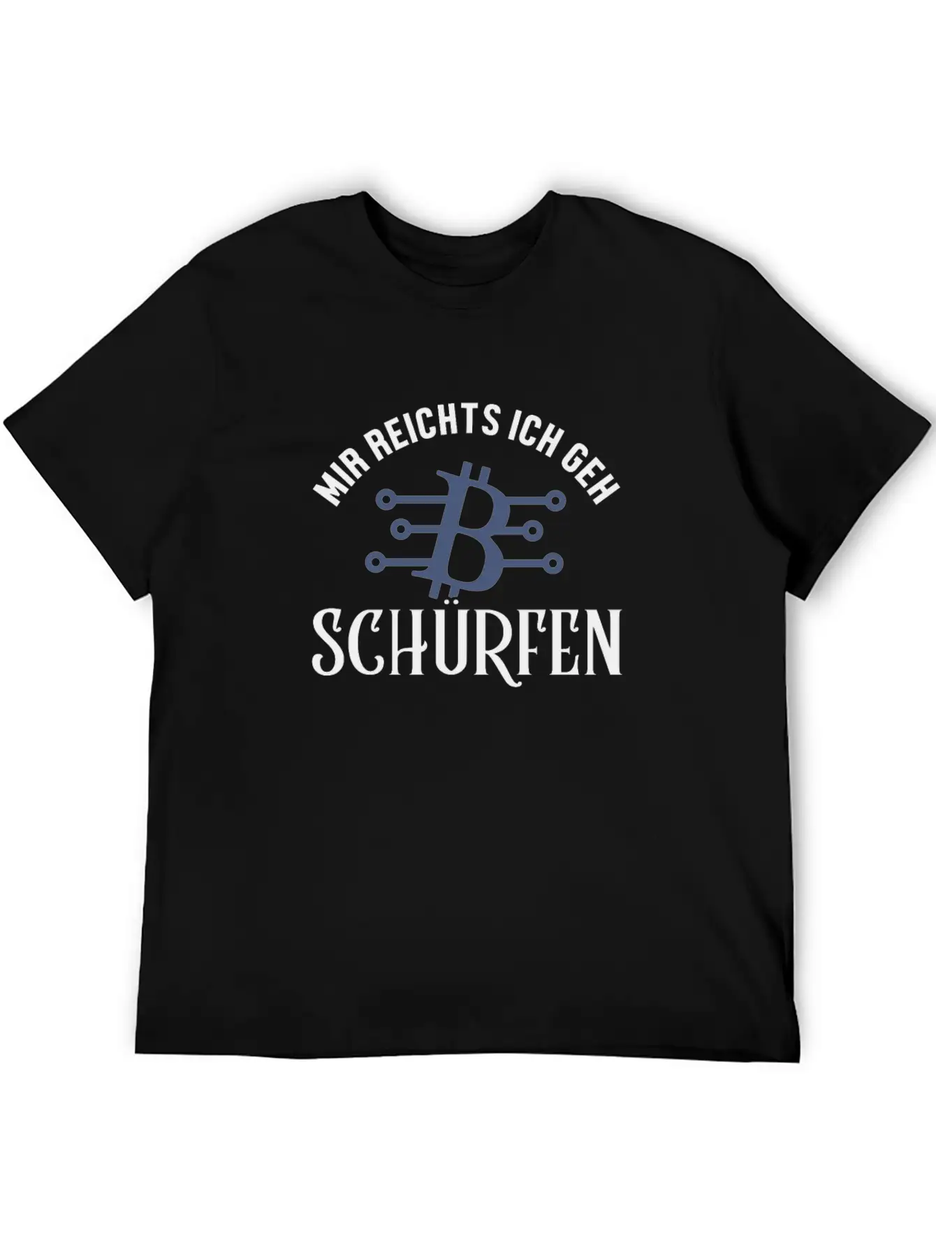 Mir Reichts Ich Geh Schürfen Blockchains Crypto Breathable Graphic T-Shirt – Perfect For Casual Days