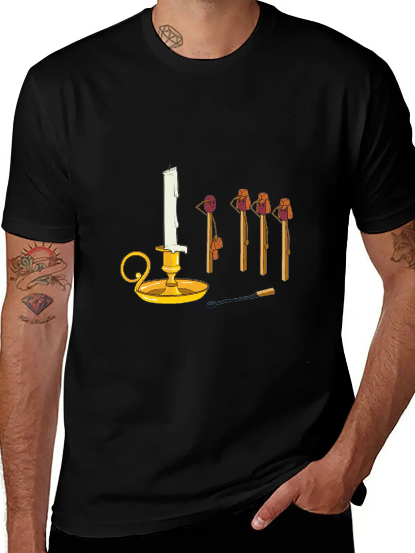 Miscellaneous Sacrifice Sticks Essential Cotton Tee For Daily Outfits – Unisex Style