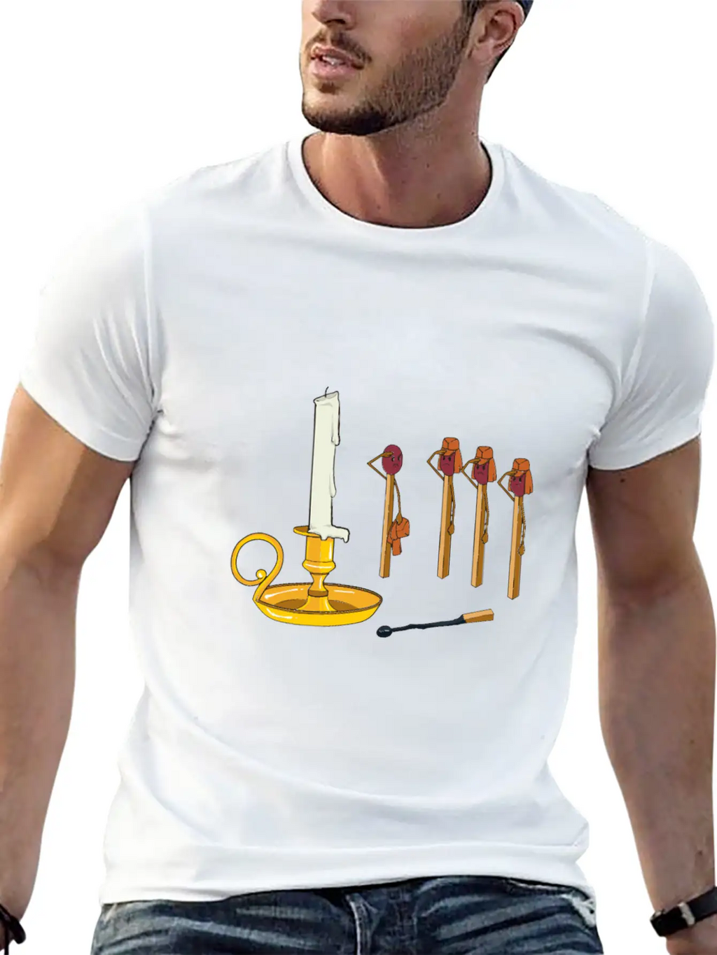 Miscellaneous Sacrifice Sticks Essential Cotton Tee For Daily Outfits – Unisex Style