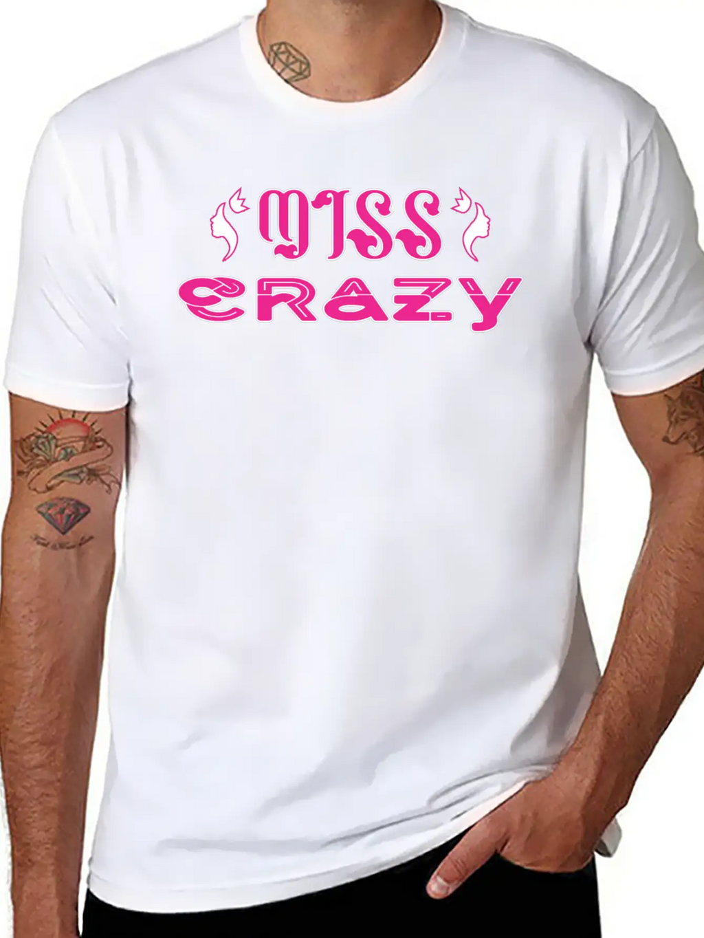 Miss Crazy Classic Cotton Tee – Unisex Comfort For Any Season