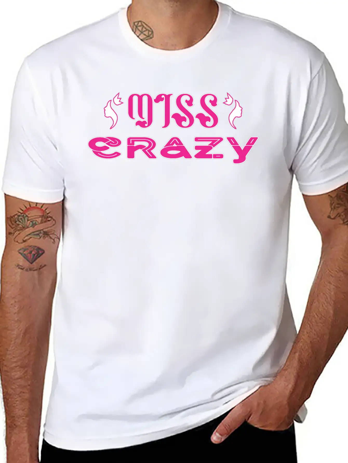 Miss Crazy Classic Cotton Tee – Unisex Comfort For Any Season