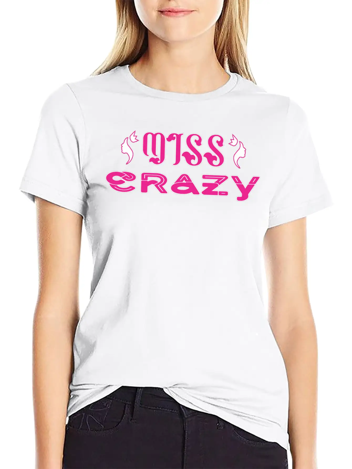Miss Crazy Classic Cotton Tee – Unisex Comfort For Any Season