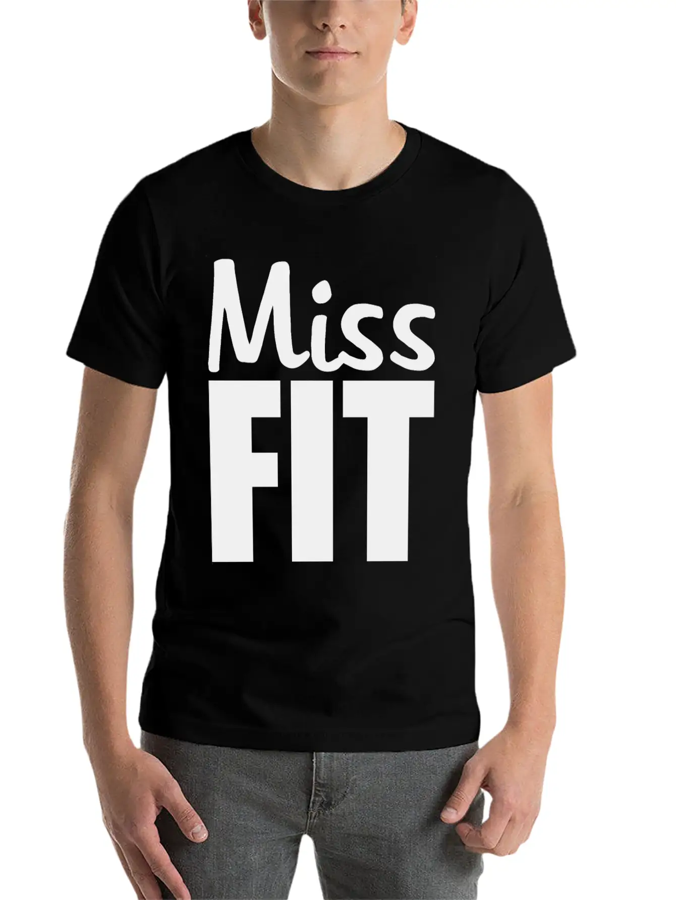 Miss Fit - Women Gym And Fitness Timeless Short Sleeve Tee – Comfy And Minimalist Design