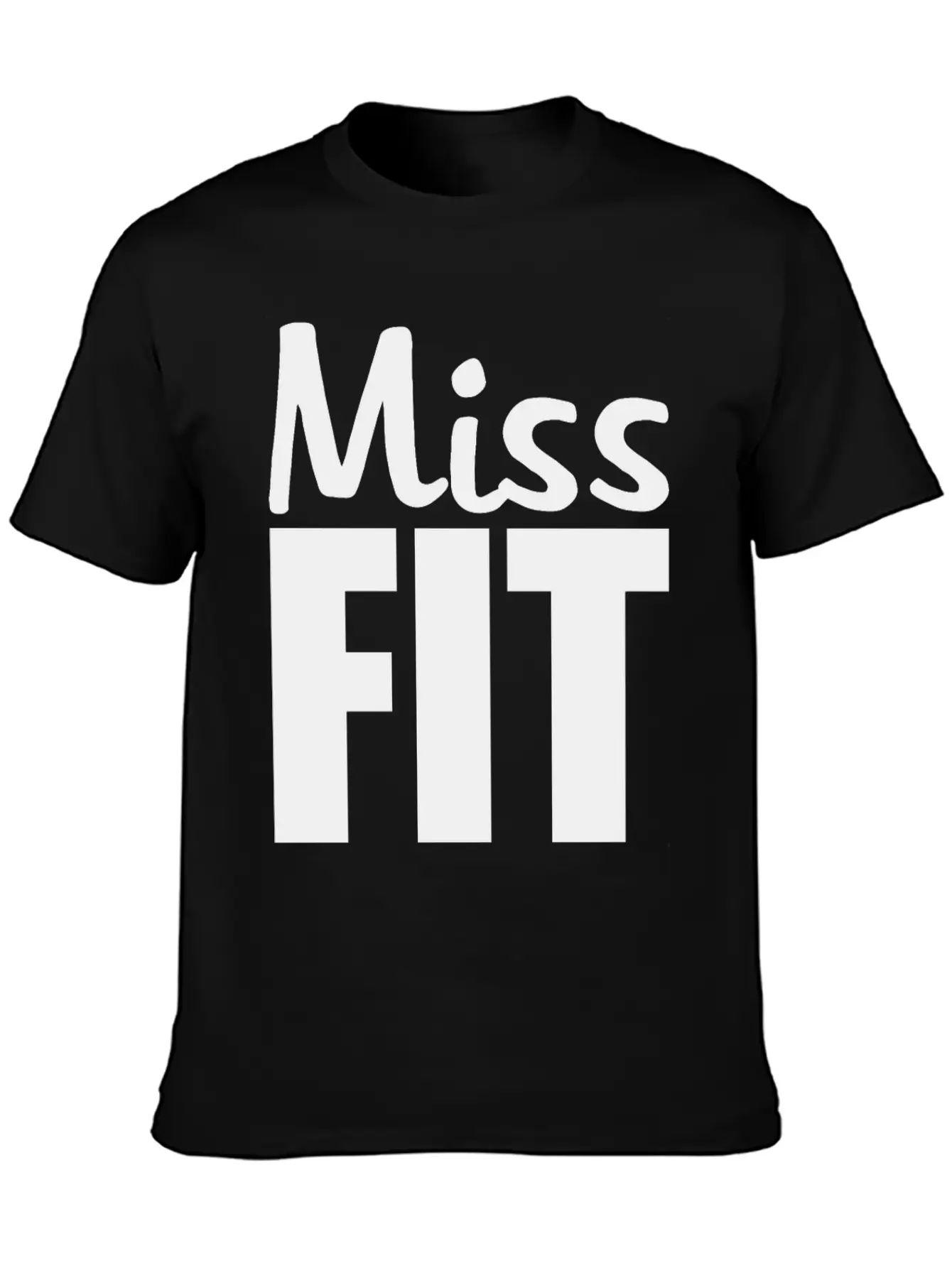 Miss Fit - Women Gym And Fitness Timeless Short Sleeve Tee – Comfy And Minimalist Design