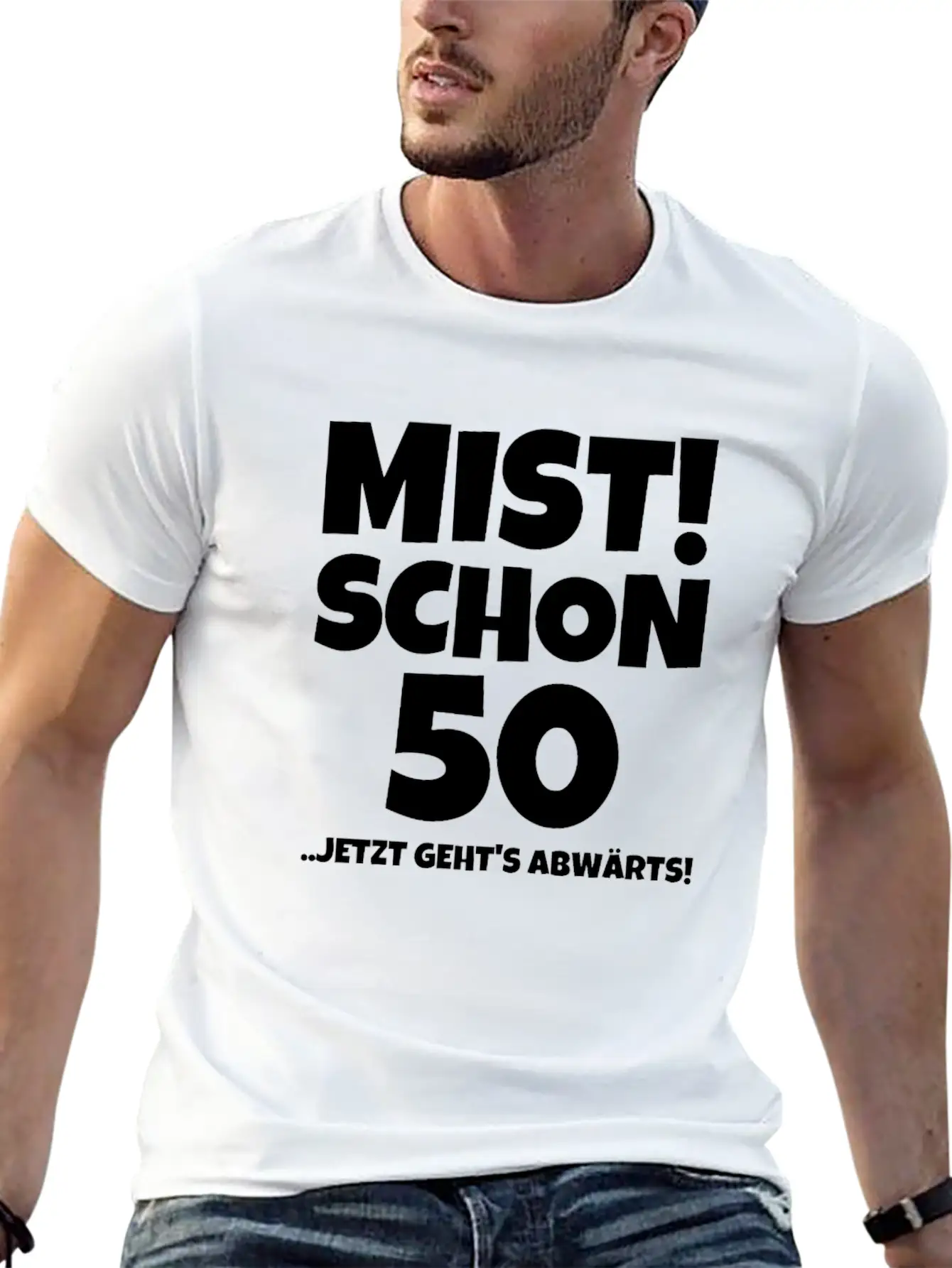 MIST! SCHON 50 ..JETZT GEHTS ABWÄRTS! Timeless Short Sleeve Tee – Comfy And Minimalist Design