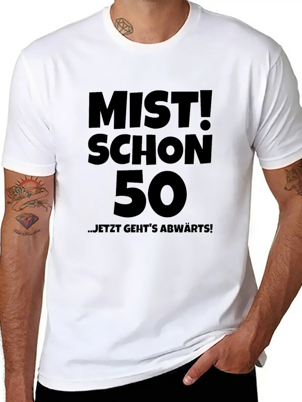 MIST! SCHON 50 ..JETZT GEHTS ABWÄRTS! Timeless Short Sleeve Tee – Comfy And Minimalist Design