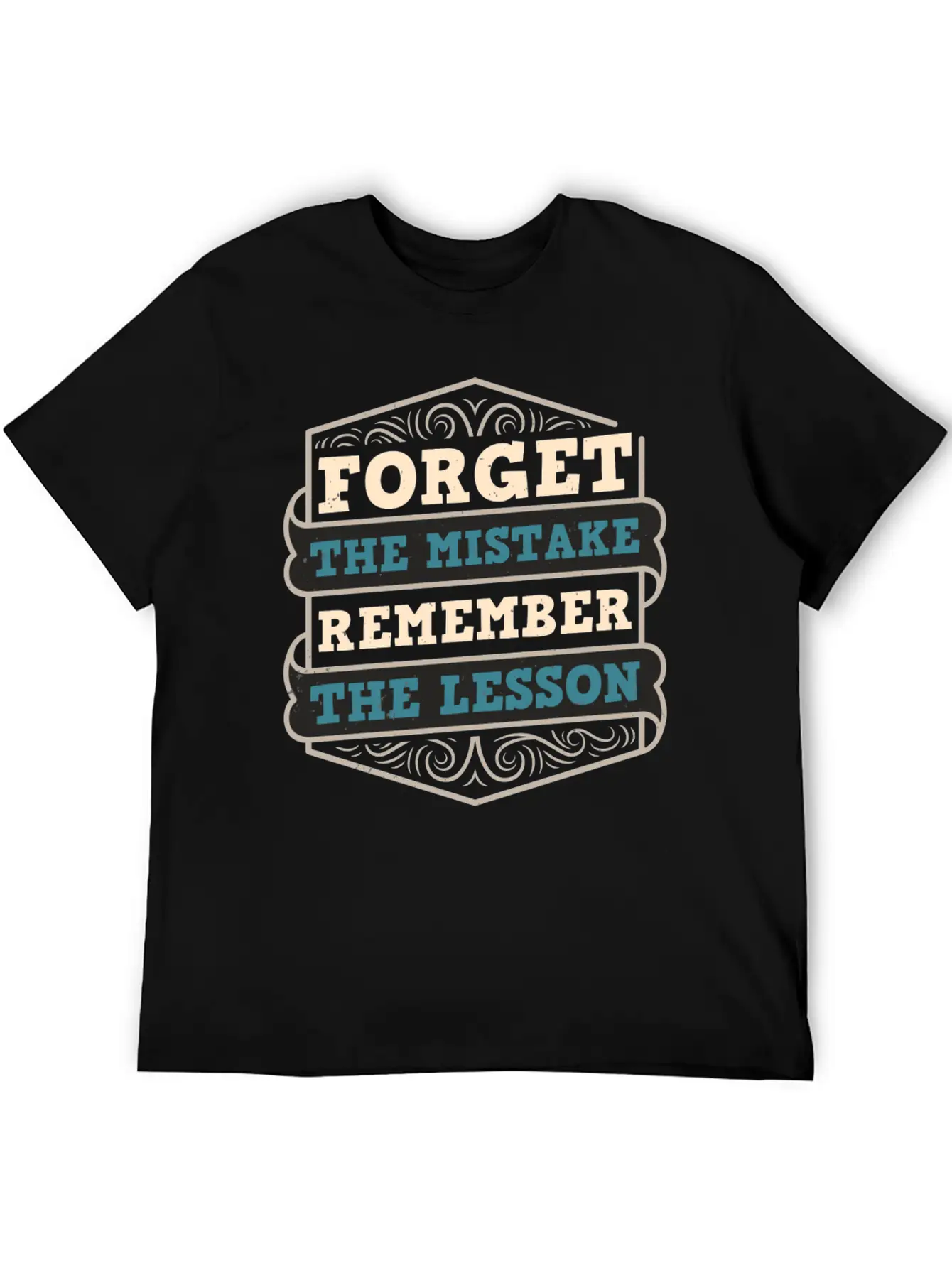 Mistakes Are Lessons Inspiration Motivation Stylish Everyday T-Shirt – Unisex Basic Cotton Tee