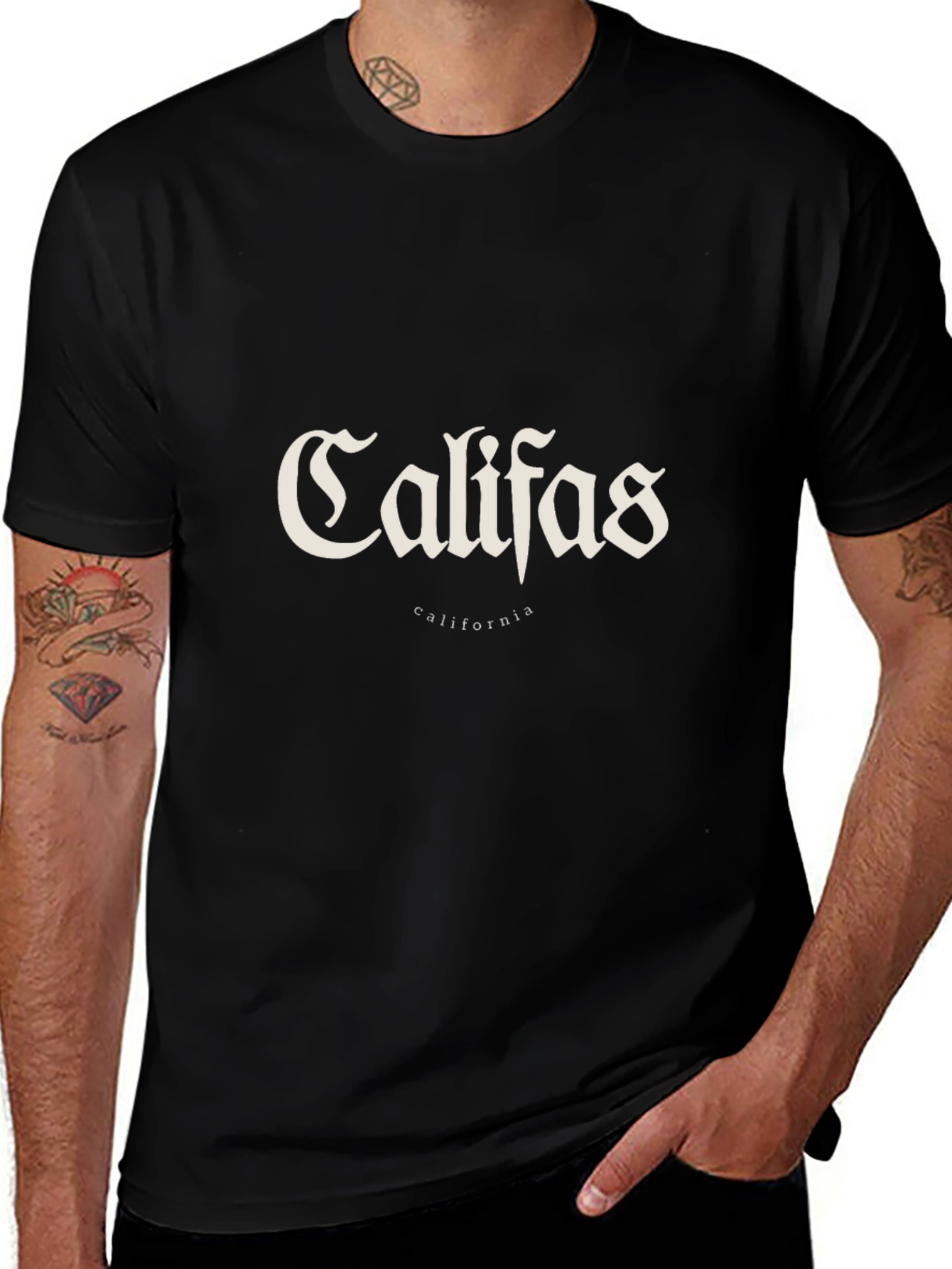 Califas California Graphic Tee - Black