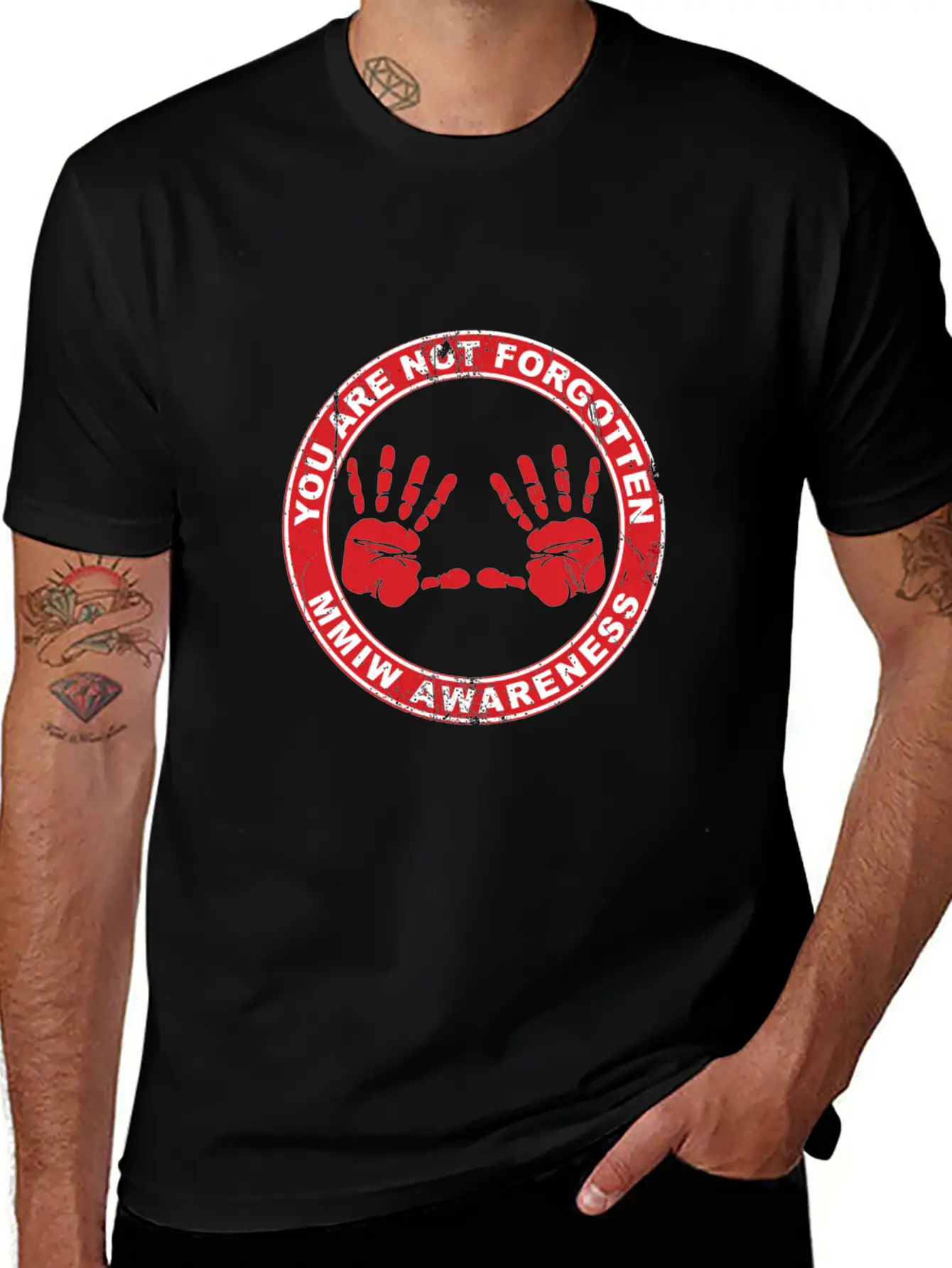 Mmiw Clothing Missing Murdered Indigenous Women Aw Breathable Graphic T-Shirt – Perfect For Casual Days