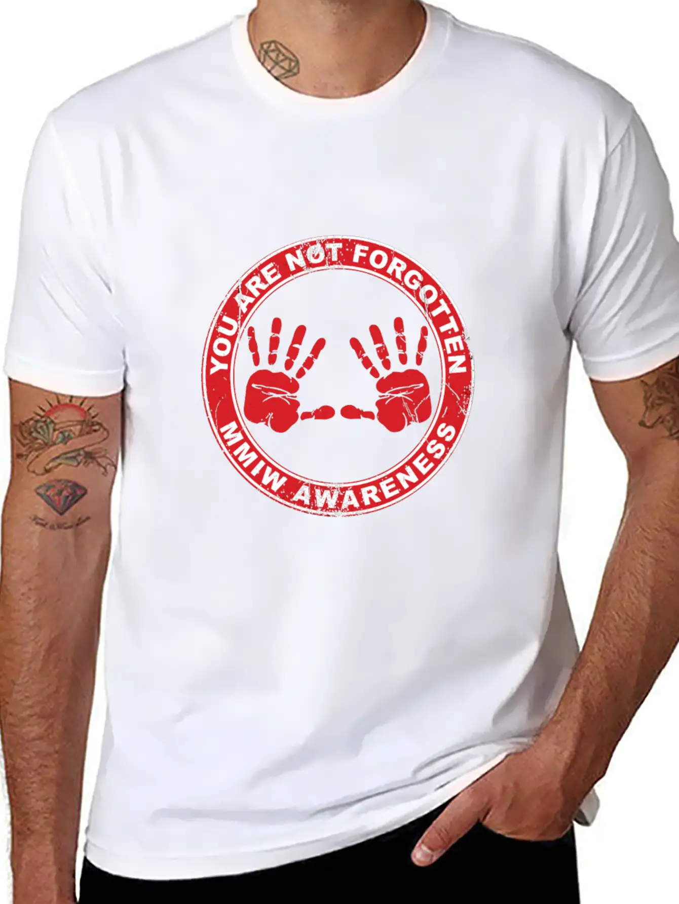 Mmiw Clothing Missing Murdered Indigenous Women Aw Breathable Graphic T-Shirt – Perfect For Casual Days