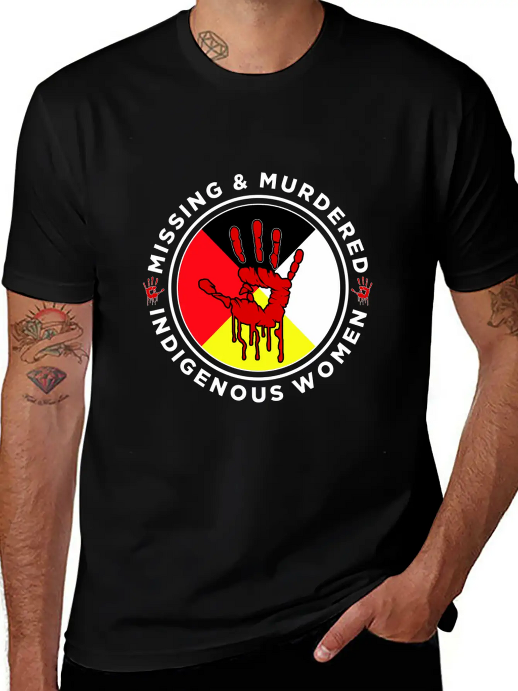 Mmiw Missing & Murdered Indigenous Women Medicine Breathable Soft Cotton T-Shirt – Timeless Casual Look