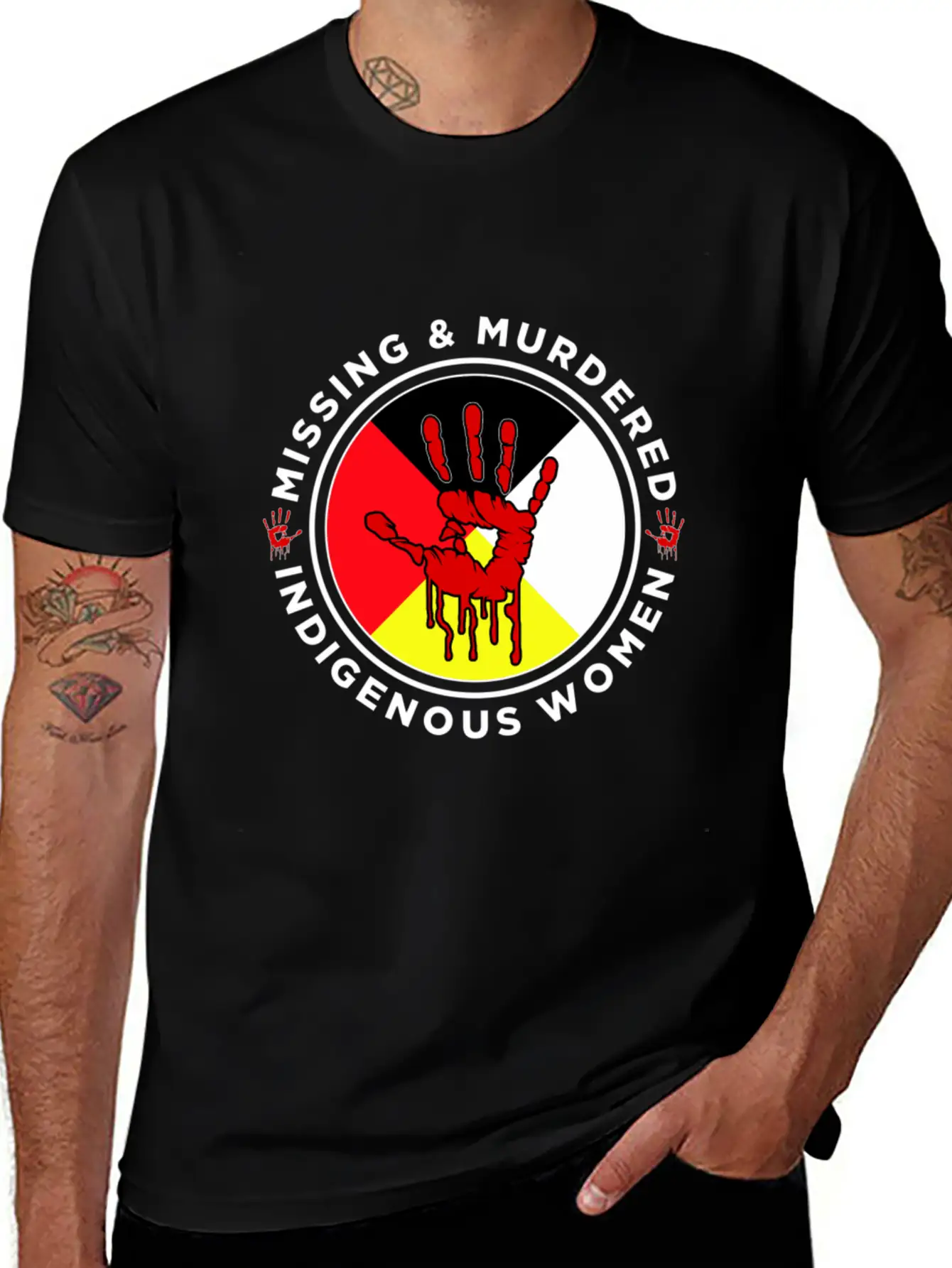 Mmiw Missing & Murdered Indigenous Women Medicine Breathable Soft Cotton T-Shirt – Timeless Casual Look