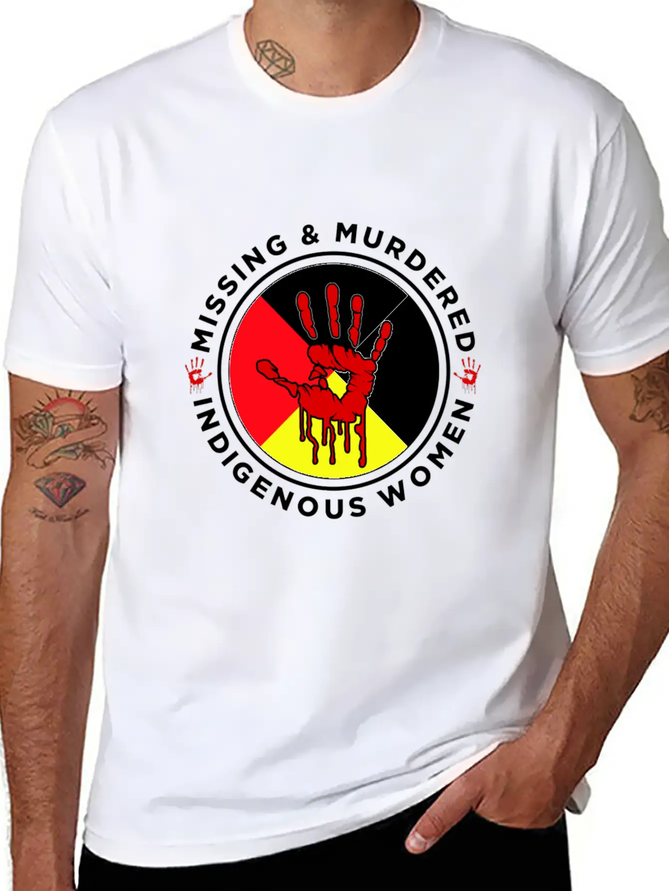Mmiw Missing & Murdered Indigenous Women Medicine Breathable Soft Cotton T-Shirt – Timeless Casual Look