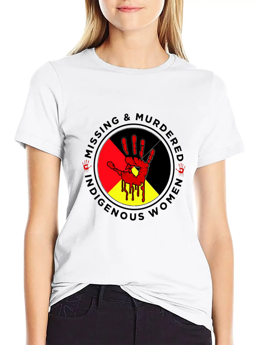Mmiw Missing & Murdered Indigenous Women Medicine Breathable Soft Cotton T-Shirt – Timeless Casual Look