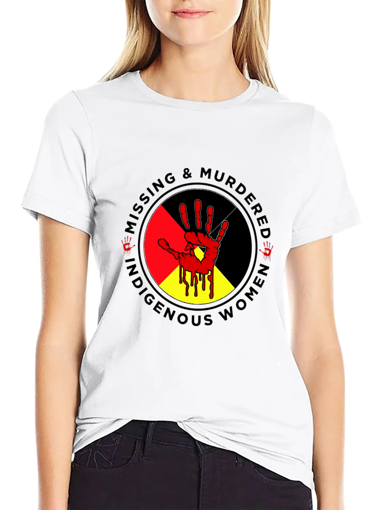 Mmiw Missing & Murdered Indigenous Women Medicine Breathable Soft Cotton T-Shirt – Timeless Casual Look