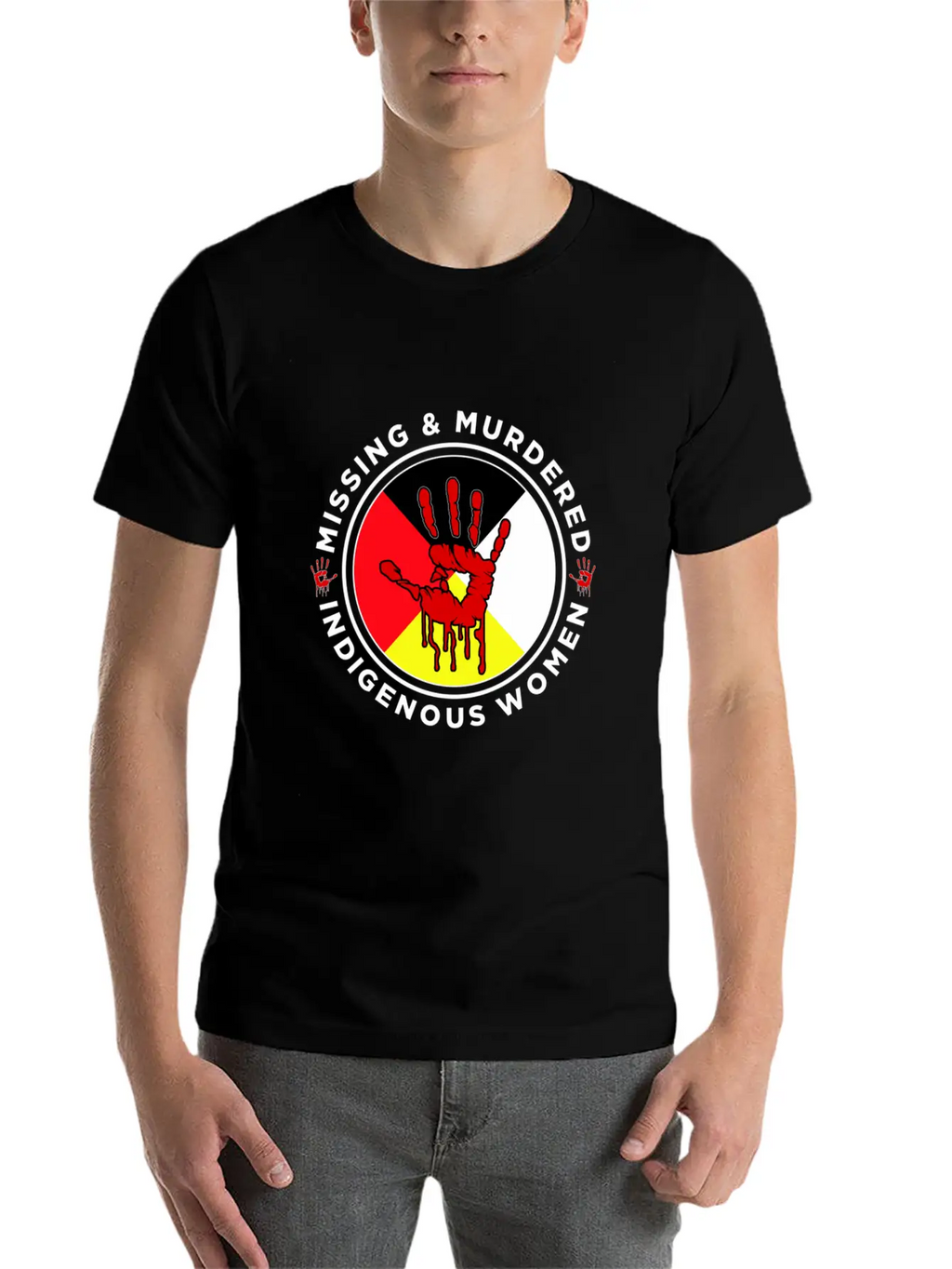 Mmiw Missing & Murdered Indigenous Women Medicine Breathable Soft Cotton T-Shirt – Timeless Casual Look