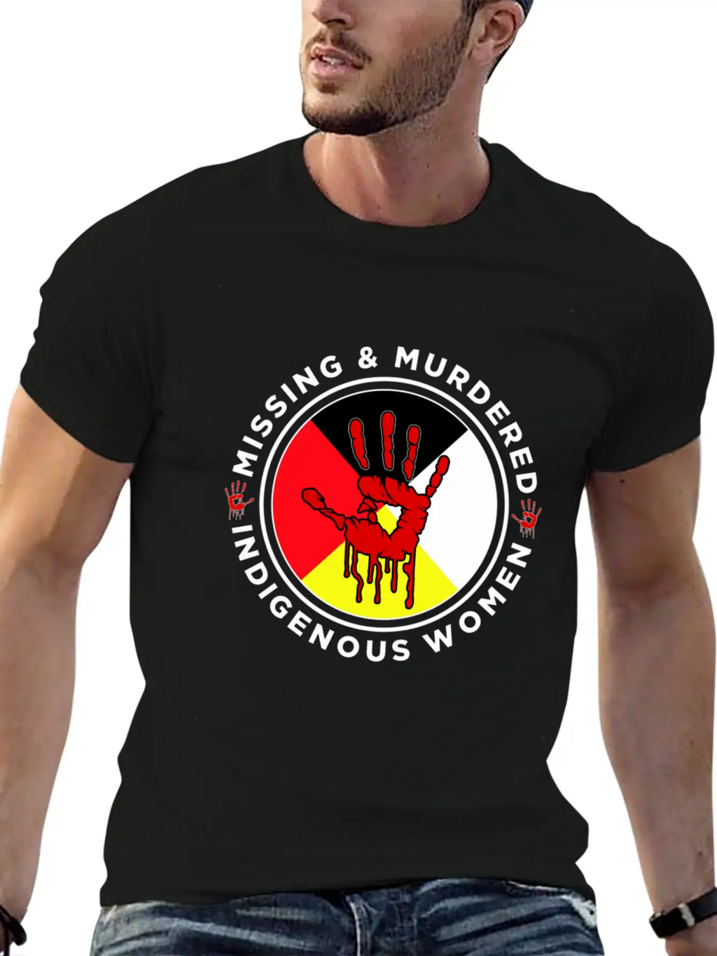 Mmiw Missing & Murdered Indigenous Women Medicine Breathable Soft Cotton T-Shirt – Timeless Casual Look