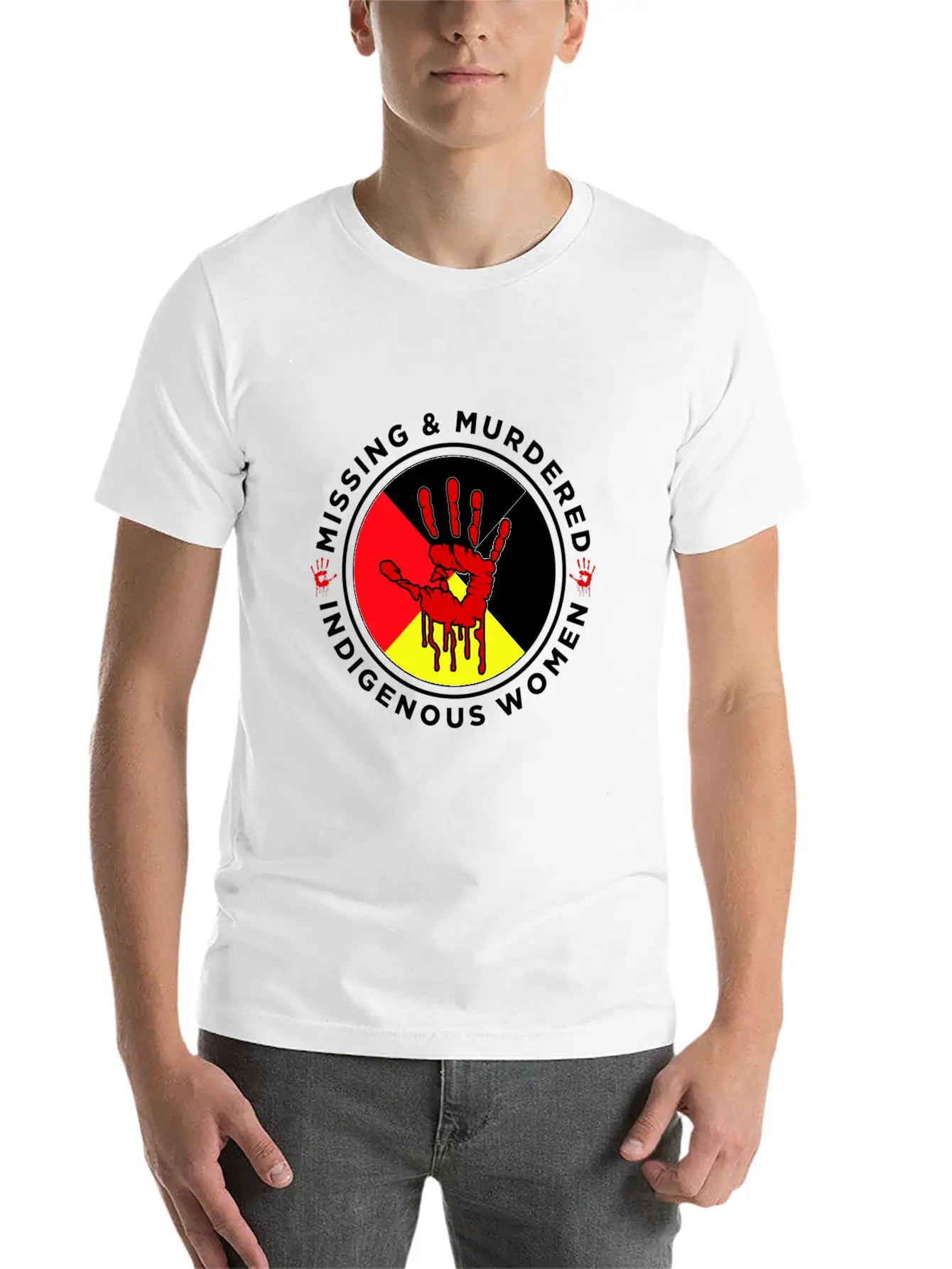 Mmiw Missing & Murdered Indigenous Women Medicine Breathable Soft Cotton T-Shirt – Timeless Casual Look