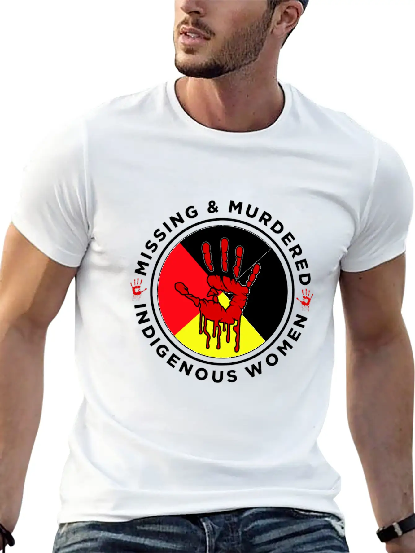 Mmiw Missing & Murdered Indigenous Women Medicine Breathable Soft Cotton T-Shirt – Timeless Casual Look