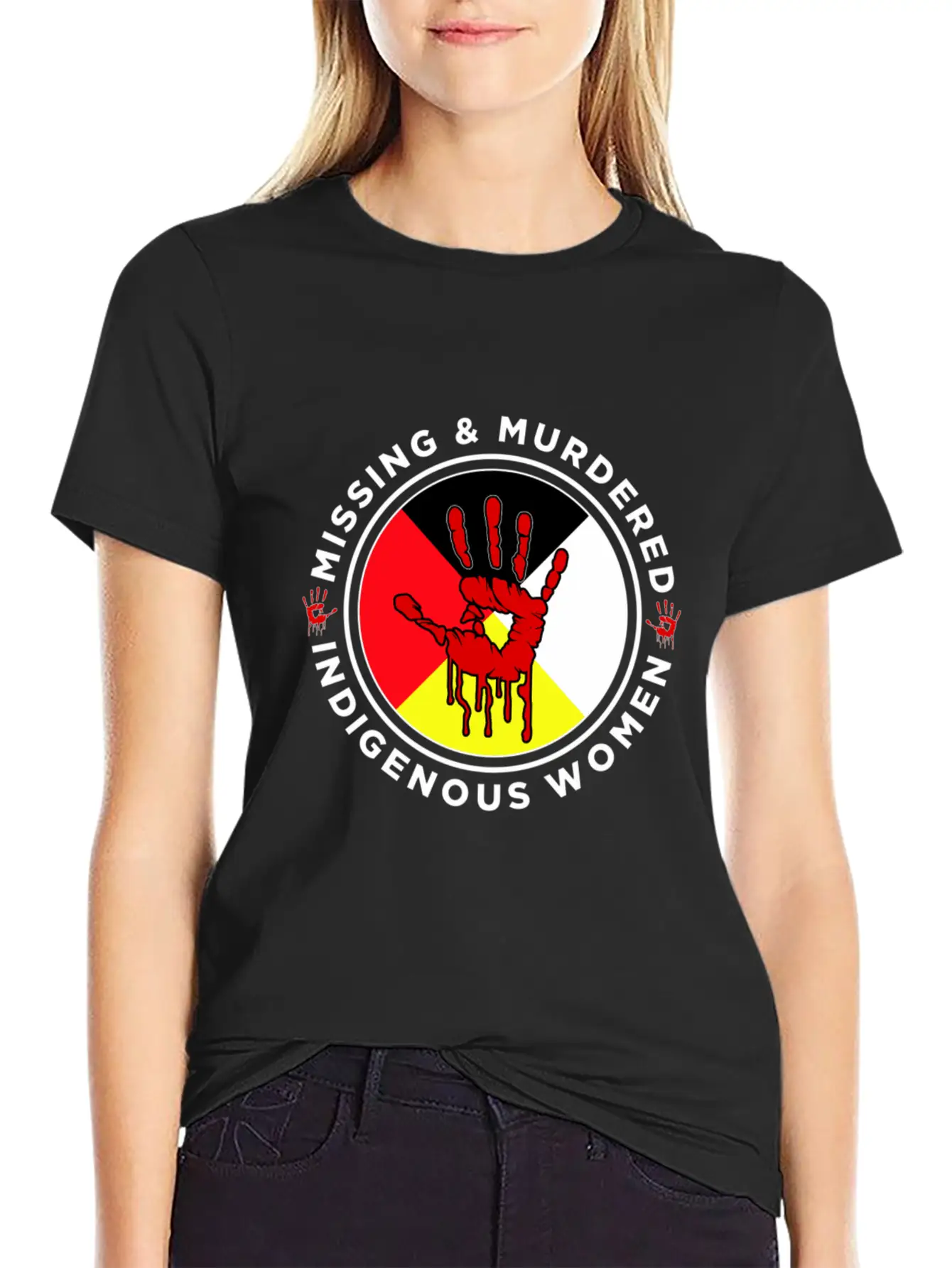 Mmiw Missing & Murdered Indigenous Women Medicine Breathable Soft Cotton T-Shirt – Timeless Casual Look