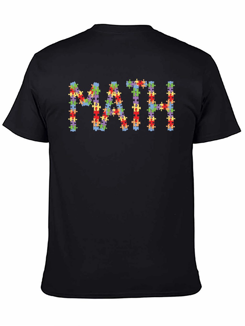 Math Puzzle Piece Graphic T-Shirt