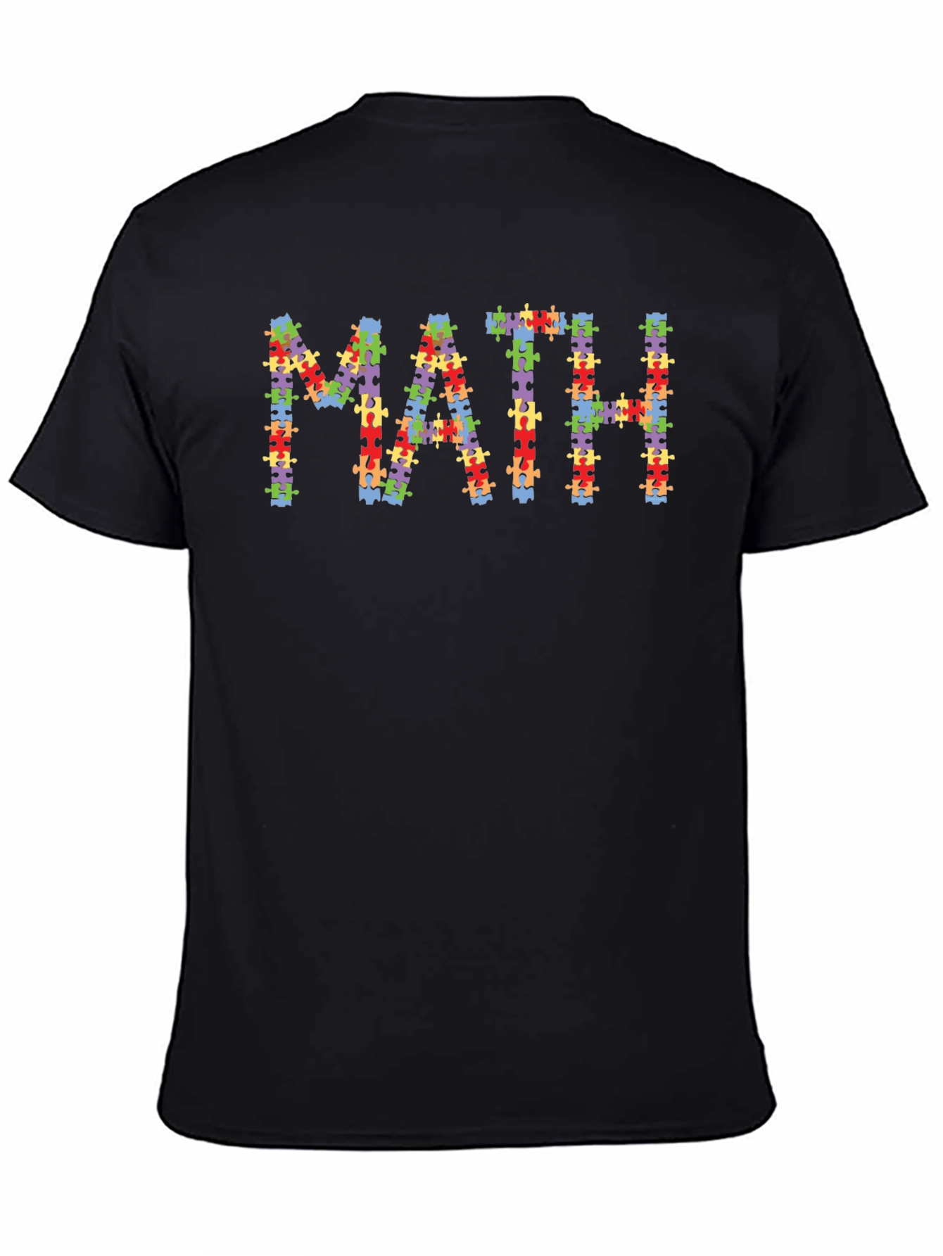 Math Puzzle Piece Graphic T-Shirt