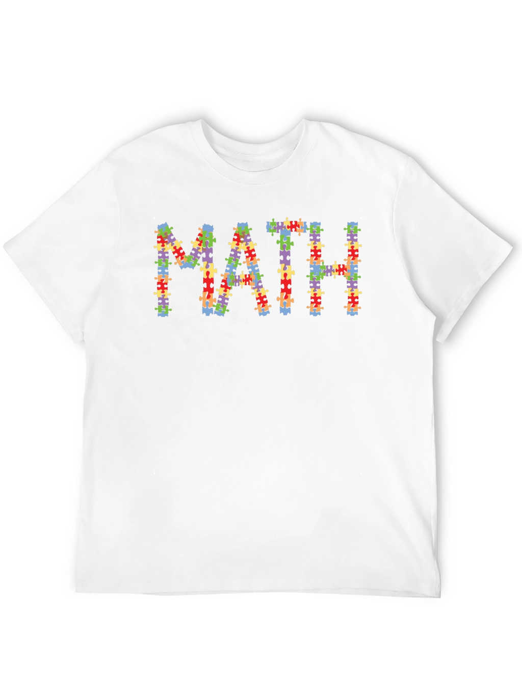 Math Puzzle Piece Graphic T-Shirt