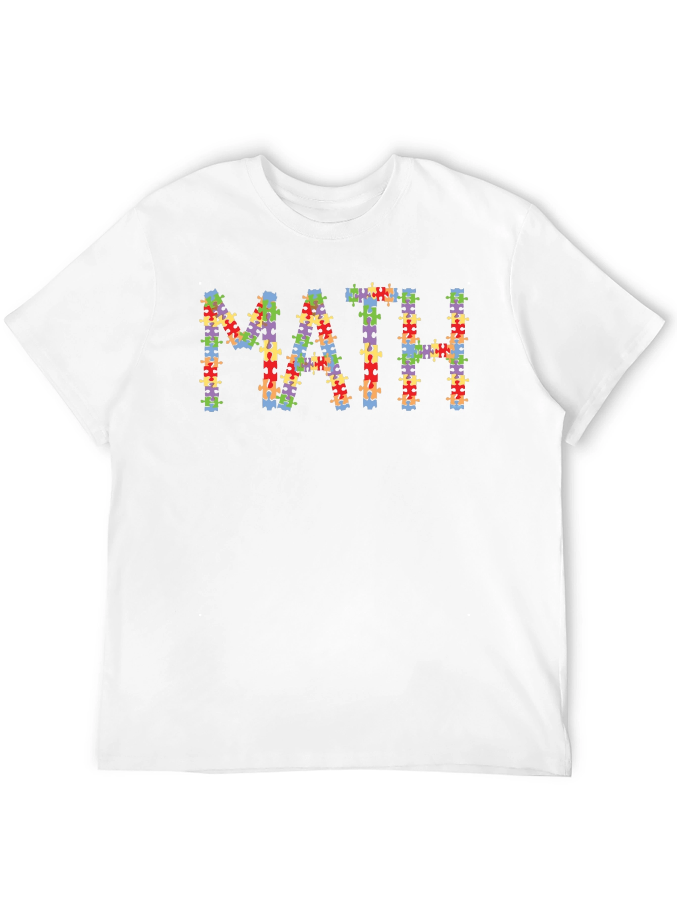 Math Puzzle Piece Graphic T-Shirt