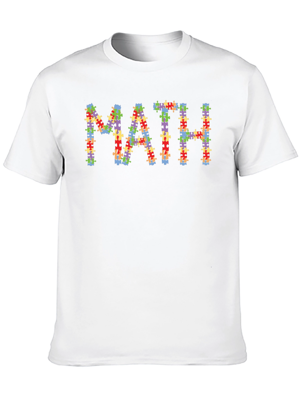 Math Puzzle Piece Graphic T-Shirt