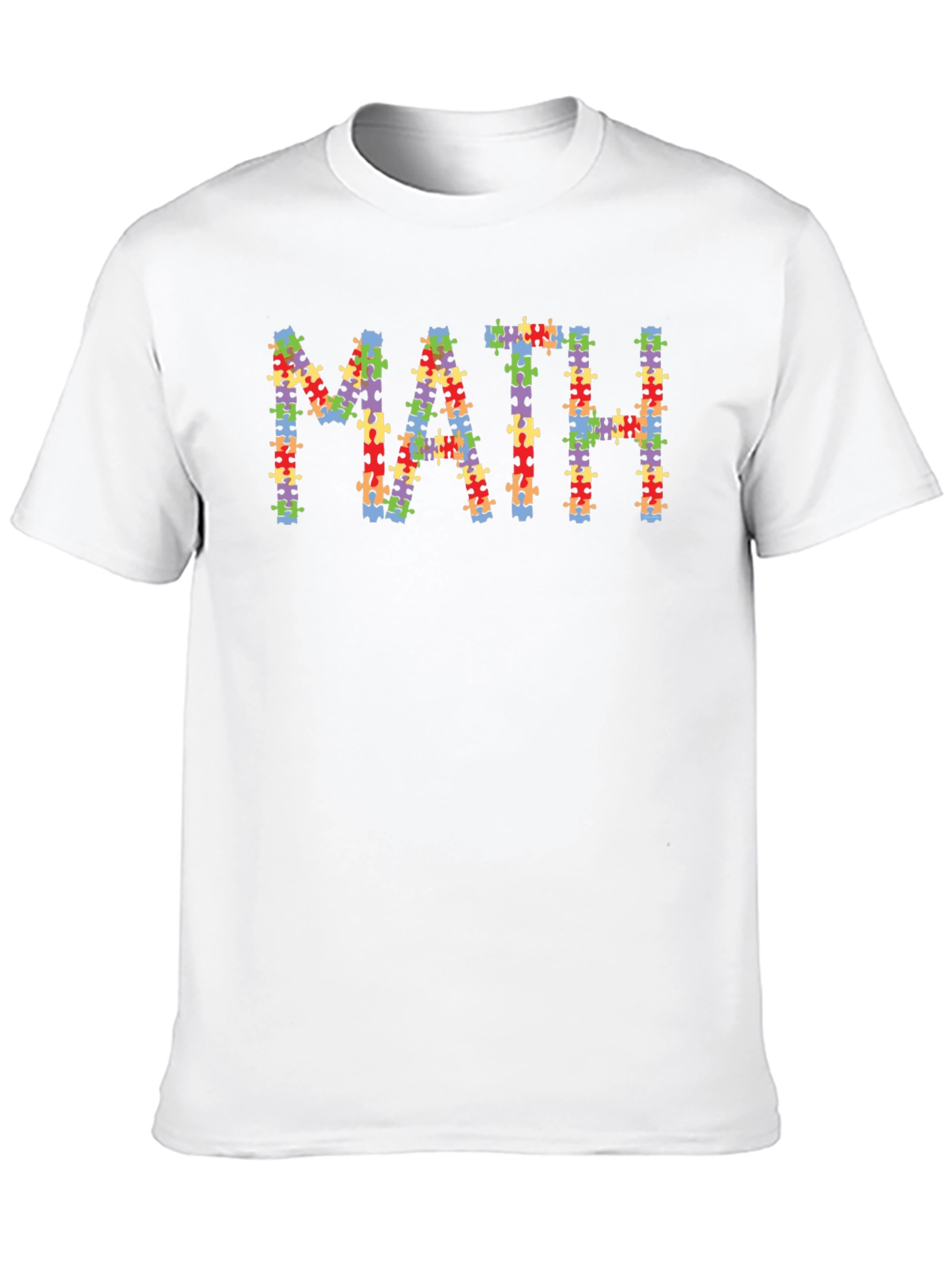 Math Puzzle Piece Graphic T-Shirt