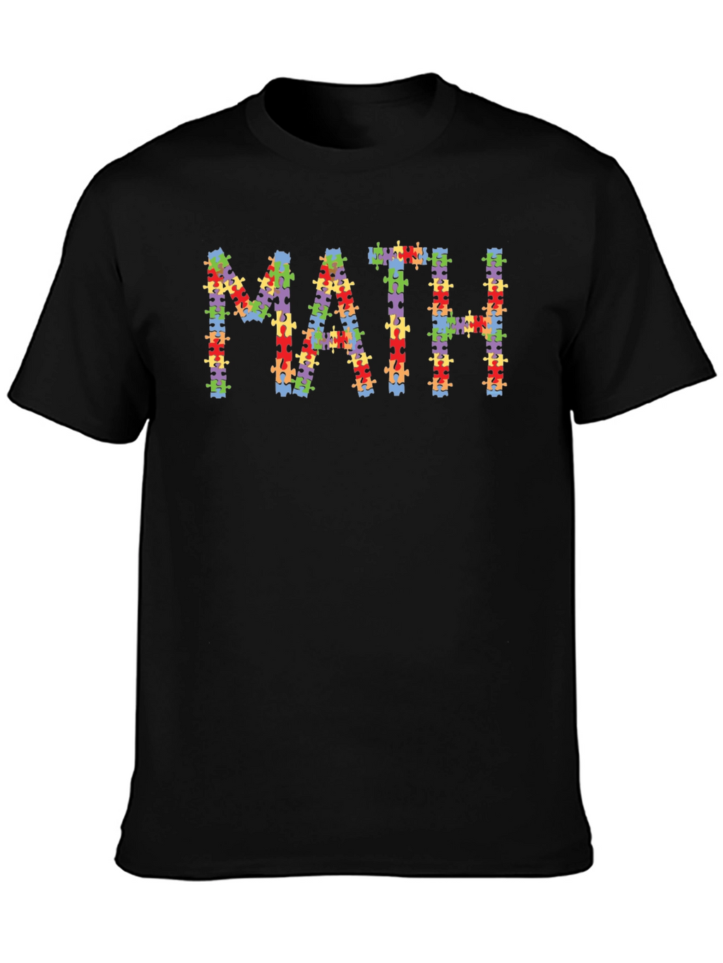 Math Puzzle Piece Graphic T-Shirt