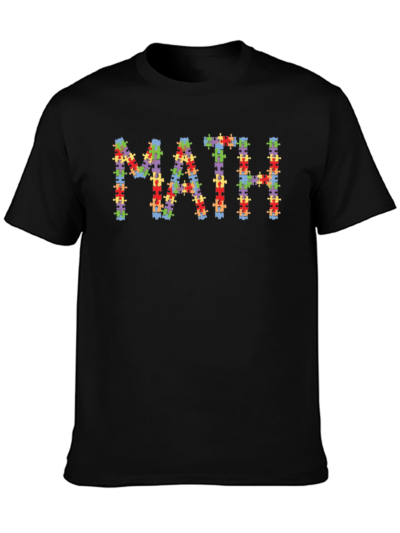 Math Puzzle Piece Graphic T-Shirt